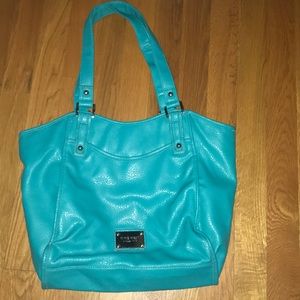 Beautiful blue Nine West purse.